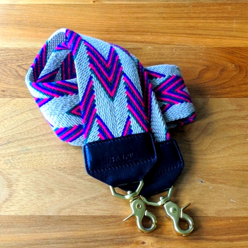 Salt crossbody purse strap